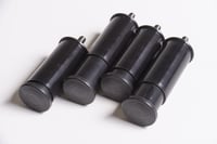 Set 4 picioare de mobilier reglabile IPEA - Înălțime 100-145 mm, extensie 45 mm - Picioare negre - Bucătărie, canapea, dulap 4