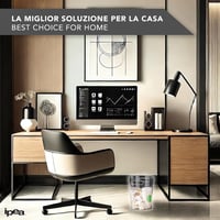 IPEA Átlátszó Szemetes Kuka 22x19 cm - Irodai és Otthoni Papírkosár 4