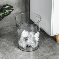 IPEA Átlátszó Szemetes Kuka 22x19 cm - Irodai és Otthoni Papírkosár 3