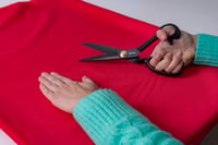 IPEA Materijal za podstavu crveni - 200 cm x 150 cm - Made in Italy - Metražna roba za šivanje, odjeću, kapute, hlače, suknje, namještaj, jastuke - Poliesterska tkanina za podstavu 8