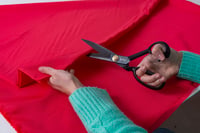 IPEA Materijal za podstavu crveni - 200 cm x 150 cm - Made in Italy - Metražna roba za šivanje, odjeću, kapute, hlače, suknje, namještaj, jastuke - Poliesterska tkanina za podstavu 5