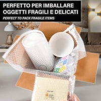 IPEA Buborékfólia 10m x 30cm Szállításhoz Csomagoláshoz Védelem Párnázás 6