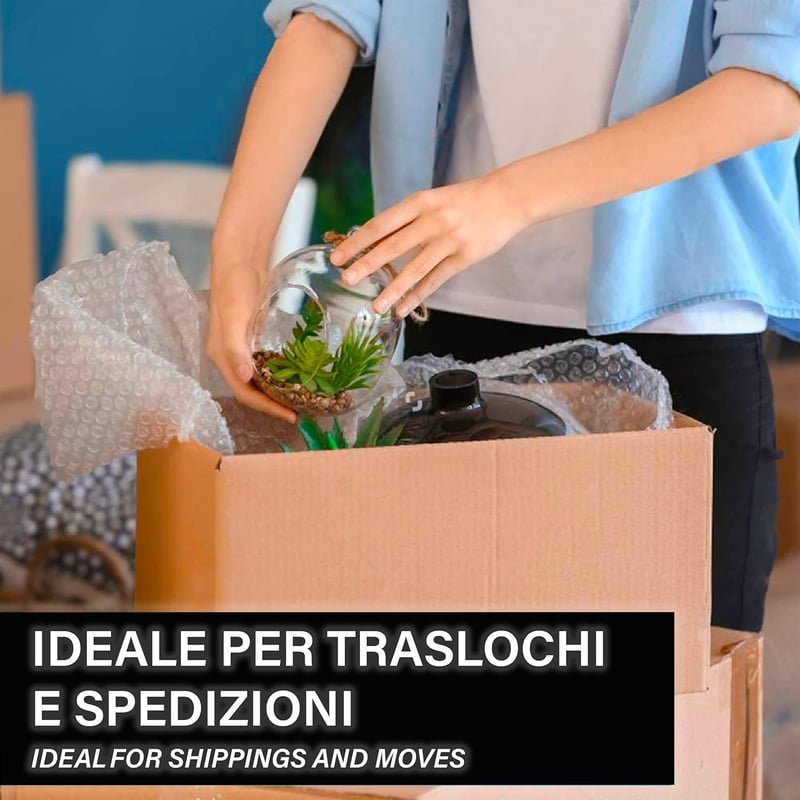 IPEA Buborékfólia 10m x 30cm Szállításhoz Csomagoláshoz Védelem Párnázás