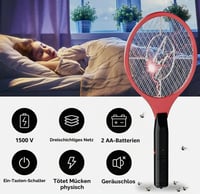 Elektrická plácačka na hmyz IPEA 21x52 cm – Plácačka na komáre a hmyz – Nabíjateľná zo siete – Ľahká prenosná lapačka hmyzu do domácnosti 6