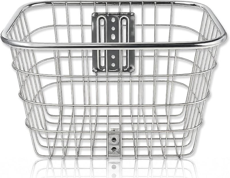 Kovový predný košík na bicykel IPEA – 35 x 27 x 24 cm