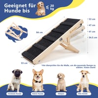 iPetba psia rampa na pohovku pre malé psy, nosnosť max. 16 kg, skladacia 8