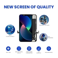 Ecran LCD pentru iPhone 11 6,1 inchi, set de asamblare digitizor 3D Touch cu sticlă securizată, adeziv pentru ramă rezistent la apă și kit de reparație 5