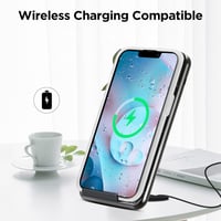 Silikonska maskica s mramornim uzorkom za iPhone 13 Pro Duo - crno-bijela 8