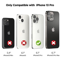 Silikonska maskica s mramornim uzorkom za iPhone 13 Pro Duo - crno-bijela 2