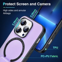 iPhone 13 Pro Max MagSafe silikonska maska sa stalkom - svijetloljubičasta 6