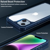 Modrý ochranný kryt na iPhone 14 s kompletnou ochranou - Amizee 3