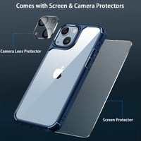 Modrý ochranný kryt na iPhone 14 s kompletnou ochranou - Amizee 8