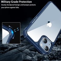 Modrý ochranný kryt na iPhone 14 s kompletnou ochranou - Amizee 2