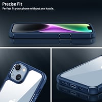Modrý ochranný kryt na iPhone 14 s kompletnou ochranou - Amizee 5