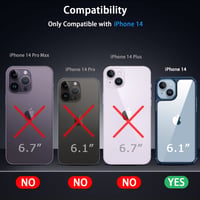 Modrý ochranný kryt na iPhone 14 s kompletnou ochranou - Amizee 7