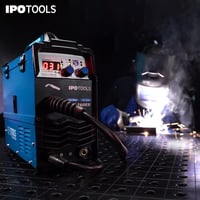 IPOTOOLS MIG-160ER Inverter Hegesztőgép 160A MIG MAG Védőgázas Hegesztő Digitális Kijelzővel IGBT Technológia 230V Kék 6