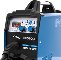 IPOTOOLS MIG-160ER Inverter Hegesztőgép 160A MIG MAG Védőgázas Hegesztő Digitális Kijelzővel IGBT Technológia 230V Kék 8