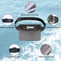 ipow Vízálló Crossbody Táska iPhone Mobiltelefon Kamera iPad Pénz Védelemhez Kék Szürke Rosa Sárga Fehér Fekete 3