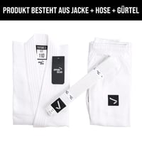 Detské judo kimono IPPONGEAR Future 2 s bielym opaskom – pre začiatočníkov, látka 335 g/m², elastický pás, tréningový úbor pre deti 2