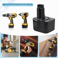 iPrize Acumulator de schimb Ni-MH 12V 4800 mAh pentru DeWalt DC9071 DE9071 DW9072 DE9074 DE9501 DW9071 DE9037 DE9072 152250-27 397745-01 7