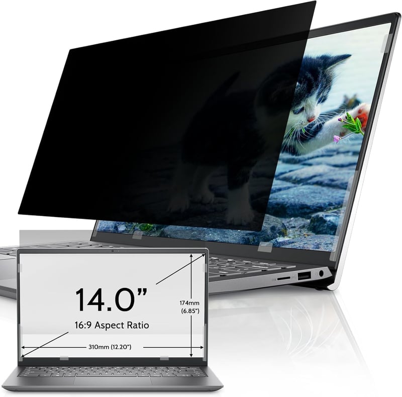 IPROKKO 14 Inch Laptop Adatvédelmi Fólia 16:9 Kékfény Szűrő Anti-Glare Képernyővédő