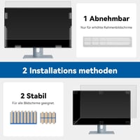 IPROKKO 24" Monitor Adatvédelmi Fólia, Kék Fény Szűrő, Tükröződésmentes Képernyővédő 7