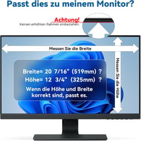 IPROKKO 24" Monitor Adatvédelmi Fólia, Kék Fény Szűrő, Tükröződésmentes Képernyővédő 4