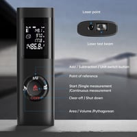 IPSXP Lézeres Távolságmérő 60m, Digitális Mérőeszköz Terület/Térfogat Számításhoz 2
