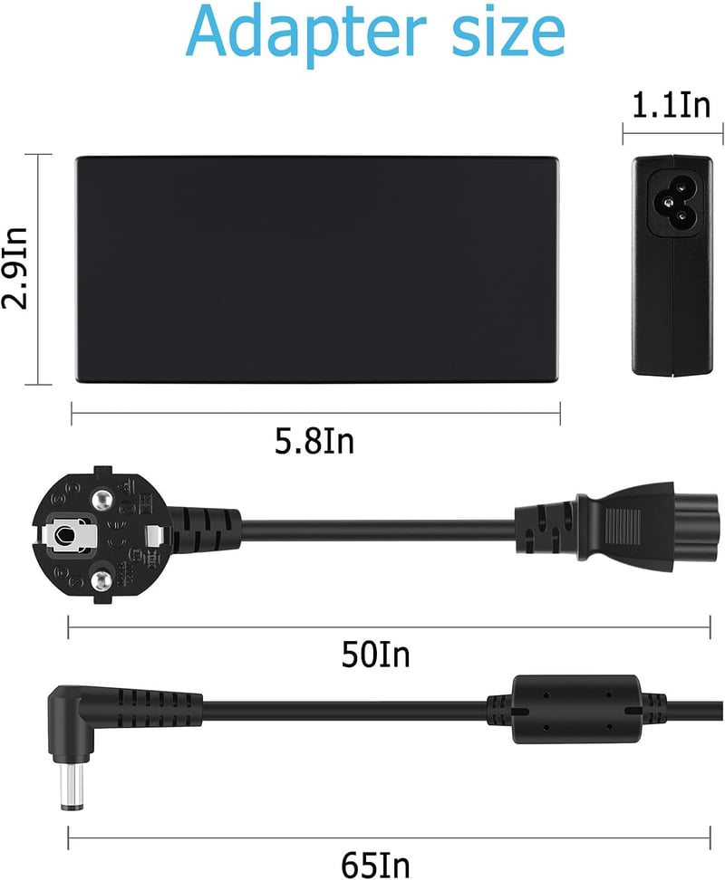 IPWRPRO 120W Laptop Töltő MSI Gamer Laptopokhoz - Kompatibilis GF63, GS65, GL62M Sorozatokkal - 5.5×2.5mm Csatlakozó