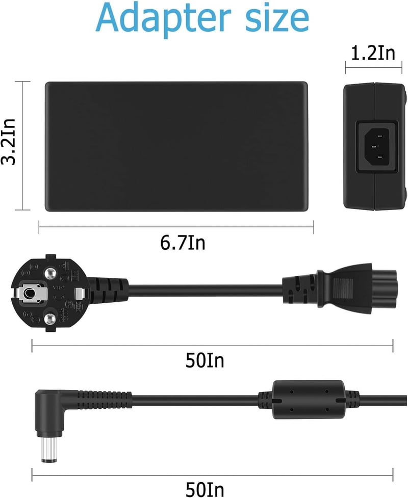 IPWRPRO 230W Laptop Töltő Acer Predator 15 G9-593 és 17 G5-793 Sorozathoz - Helios 500 Kompatibilis Adapter Rövidzárlat Elleni Védelemmel