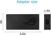 IPWRPRO 240W Laptop Töltő ASUS TUF Gaming A15/A17 és F15/F17 Sorozathoz - Kompatibilis ADP-240EB B Modellekkel - Vezetékes Adapter 5