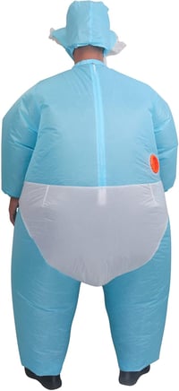 IRETG Felfújható Baba Jelmez Felnőtteknek Halloween Karnevál Cosplay Ruha 10
