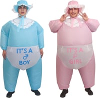 IRETG Felfújható Baba Jelmez Felnőtteknek Halloween Karnevál Cosplay Ruha 1