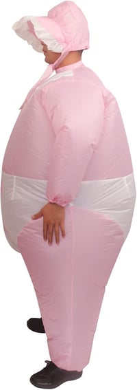 IRETG Felfújható Baba Jelmez Felnőtteknek Halloween Karnevál Cosplay Ruha 6