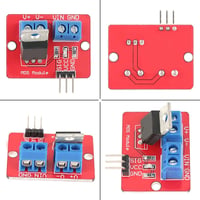 IRF520 MOS Driver Modul PWM Fényerőszabályzó 0-24V MOSFET IRF520 MCU ARM vezérlőhöz 10 db 3