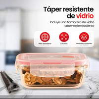 Geantă termoizolantă IRIS Barcelona cu recipient din sticlă pentru alimente, 8 l - roz 3