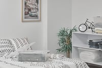 Iris Ohyama 30L Tárolódoboz Fedéllel 6 db Szett, Átlátszó, Ruhaneműtartó 2