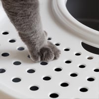 Iris Ohyama TECL-20 Litieră Închisă pentru Pisici cu Lopățică, Deschidere Superioară, Dimensiune Mare, 46L, Gri, Fără BPA, Curățare Ușoară, Pentru Pisici de până la 7 kg 6