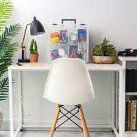 Priehľadný úložný box Iris Ohyama DCB-4, 18,9 l, so 4 vyberateľnými priehradkami a oddeľovačmi, prenosný organizér na Lego (stav: pozri 2. obrázok) 7