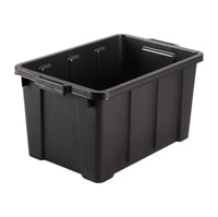 Iris Ohyama DDSKT-450 Úložný box s vekom 50 l, červený, súprava 3 kusov, stohovateľný plastový úložný box do garáže, na policu, na sťahovanie, na náradie 5