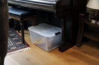 Úložný box Iris Ohyama Top Box TB-30, 6 ks, 30 l – priehľadný 2