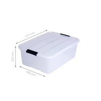 Úložný box Iris Ohyama Top Box TB-30, 6 ks, 30 l – priehľadný 6