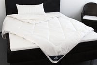IRISETTE Merino 4 Évszakos Paplan 155x220 cm, 2 Részes, 100% Gyapjú, Puha és Légáteresztő, Pamut Szatén, Öko-Tex, Németországban Gyártva 2