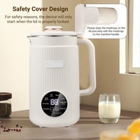 Irishom 1200ml Automata Növényi Tejkészítő Gép Mandula, Zab, Szója Tejhez 3