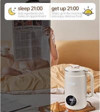 Irishom 1200ml Automata Növényi Tejkészítő Gép Mandula, Zab, Szója Tejhez 9