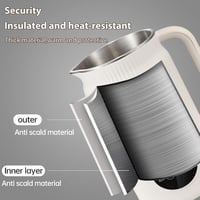 Irishom 1200ml Automata Növényi Tejkészítő Gép Mandula, Zab, Szója Tejhez 6