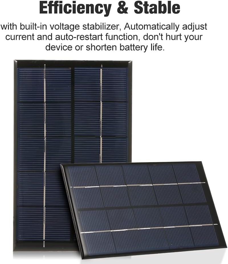 Irishom Hordozható Napelemes Töltő USB Csatlakozással Mobiltelefonokhoz 2W 5V Szolár Panel Kempingezéshez Túrázáshoz Utazáshoz