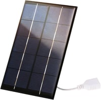 Irishom Hordozható Napelemes Töltő USB Csatlakozással Mobiltelefonokhoz 2W 5V Szolár Panel Kempingezéshez Túrázáshoz Utazáshoz 1