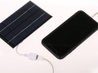 Irishom Hordozható Napelemes Töltő USB Csatlakozással Mobiltelefonokhoz 2W 5V Szolár Panel Kempingezéshez Túrázáshoz Utazáshoz 4