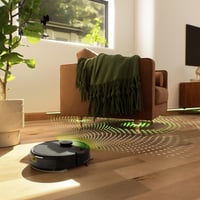 Robot aspirator și mop iRobot Roomba 105 Combo + Stație de golire automată – ClearView LiDAR, 7000Pa, 120 minute, SmartScrub, golire automată timp de 75 de zile, negru 2